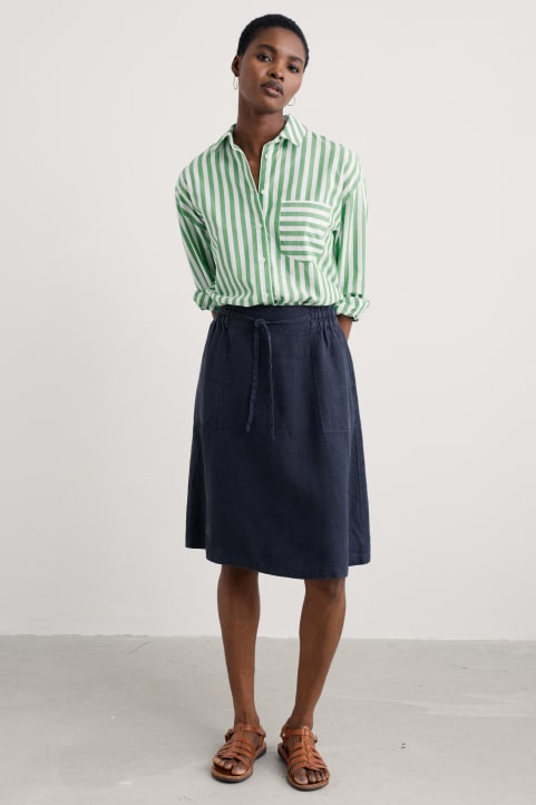 Pepper Moth Linen Skirt Image