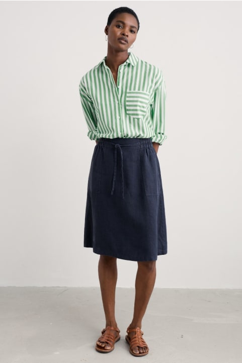 Pepper Moth Linen Skirt Image