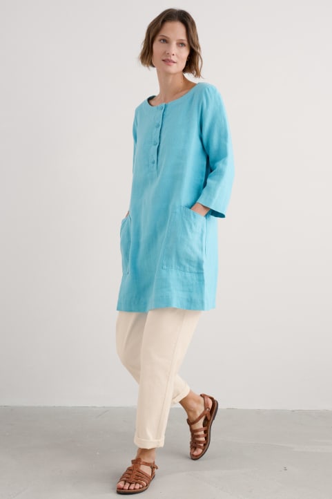Harbour Wall Linen Tunic Image