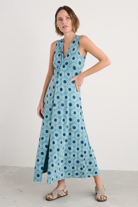 Sleeveless Sanderling Midi Dress Model Image