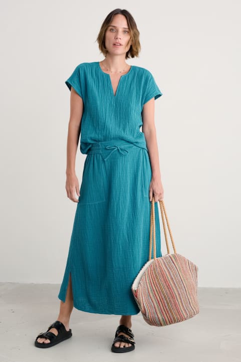 Bee Orchid Maxi Skirt Image