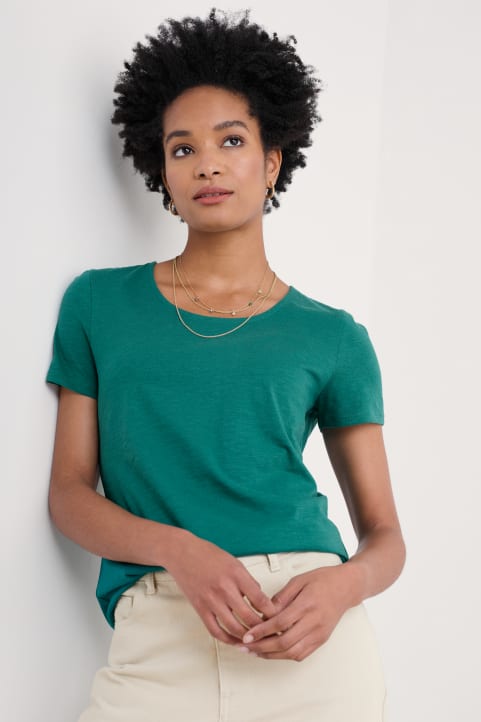 Camerance Scoop Neck T-Shirt (GOTS) Image