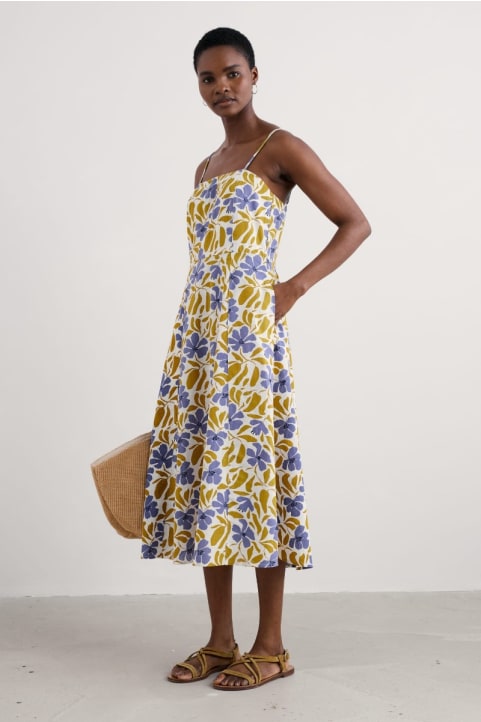 Madern Sleeveless Midi Dress
