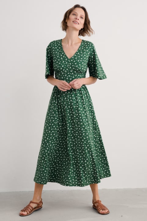 Chateaux Half Sleeve Maxi Dress  Image