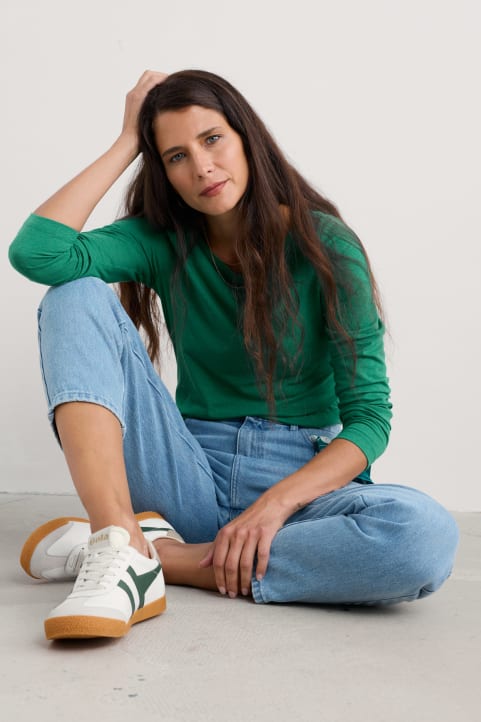 Easel Long Sleeve Jersey Top (GOTS) Image
