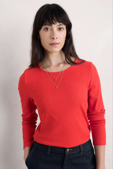 Gorse Lane Jersey Rib Top (GOTS) Image