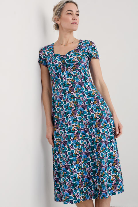 Secret Cove Empire Line Midi Dress Image