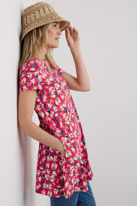 Wreathe Short Sleeve Jersey Tunic Image
