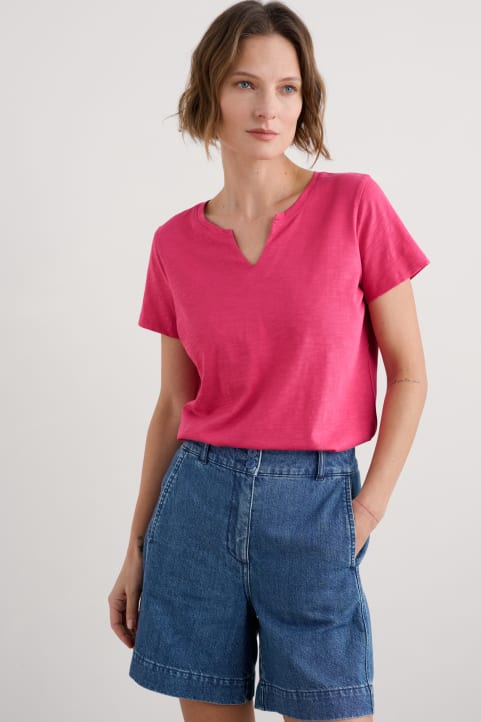 Kellow T-Shirt in in GOTS-Certified Organic Cotton Jersey Image