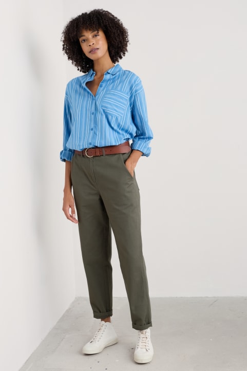 Mor Path Organic Cotton Tapered Trousers Image