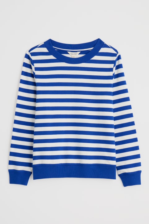 Nessa Organic Cotton Striped Sweatshirt Image