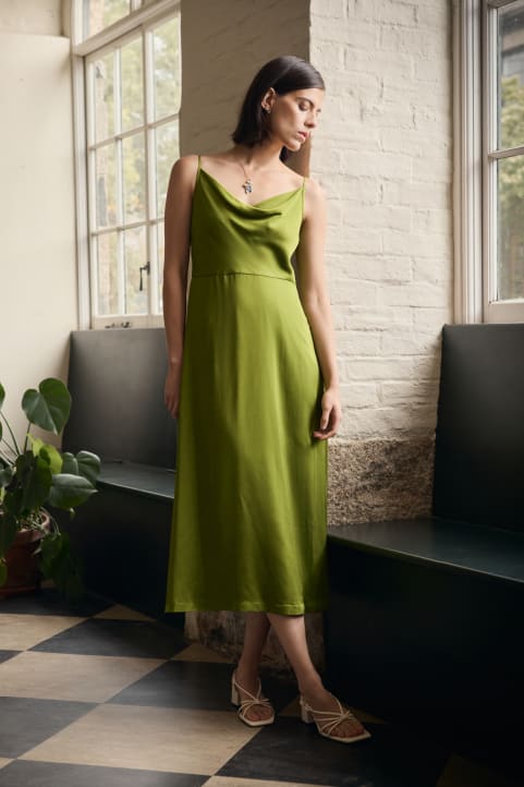 Housel Bay Satin Cami Dress Image