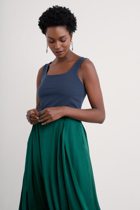 Cloud Pass Vest in GOTS-Certified Organic Cotton Jersey Image