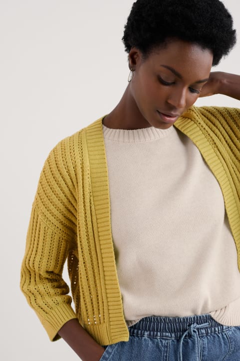 Tinners Way Organic Cotton Knitted Cardigan Image