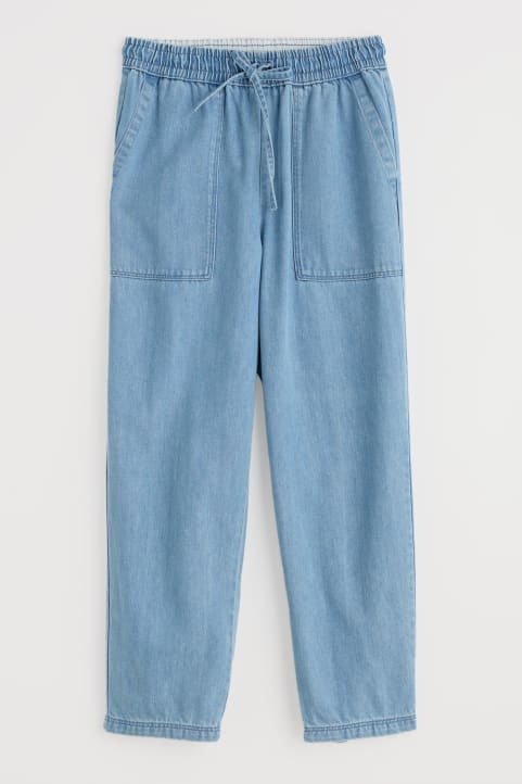 Sholl Denim-Linen Joggers Image