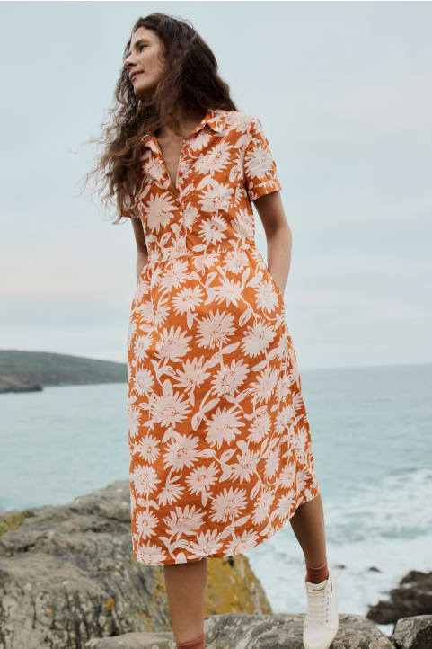 Fleet Checked Midi Dress Image