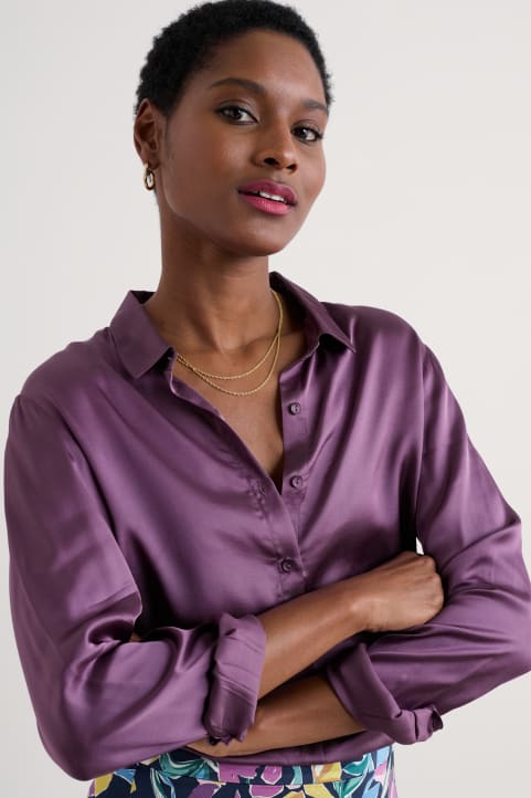 Papaver Satin Shirt Image