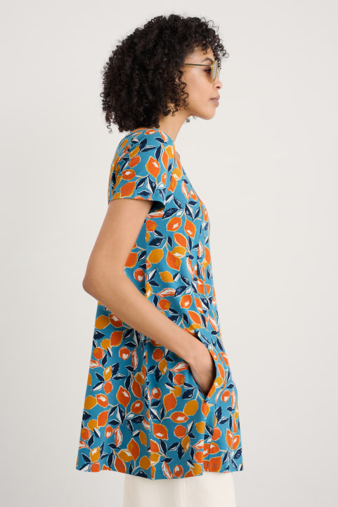 Screenprint Jersey A-Line Tunic Model Image