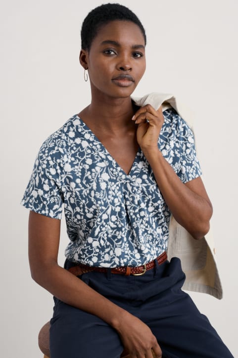 Barnoon Jersey Printed Short-Sleeve Top Image