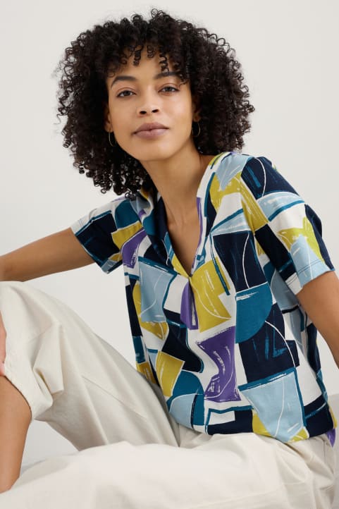 Barnoon Jersey Printed Short-Sleeve Top Image