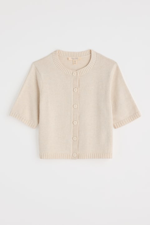 Gillan Creek Organic Cotton Short-Sleeve Cardigan Image
