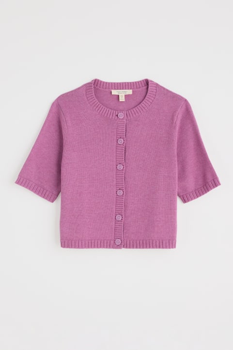 Gillan Creek Organic Cotton Short-Sleeve Cardigan Image