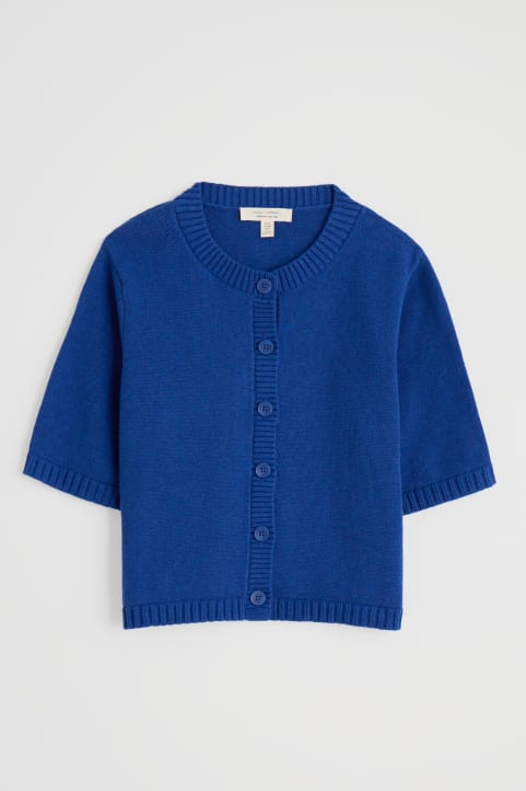 Gillan Creek Organic Cotton Short-Sleeve Cardigan Image