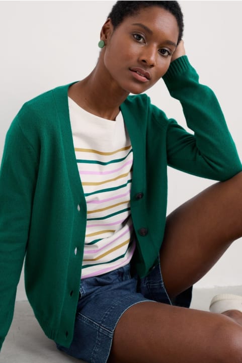 Kelyn Knitted Cardigan Contains Merino Wool Image