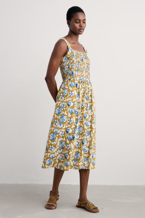 Summer Buoy Jersey Smocked Dress Image