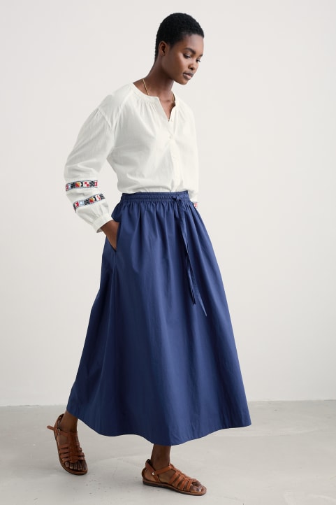 Lake Ankle Length Skirt in GOTS-Certified Organic Cotton Image