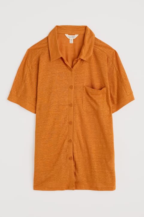 Parsley Fern Linen Jersey Shirt Image