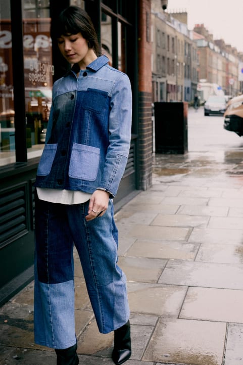 Beyond Retro x Seasalt Reading Rocks Jacket  Model Image