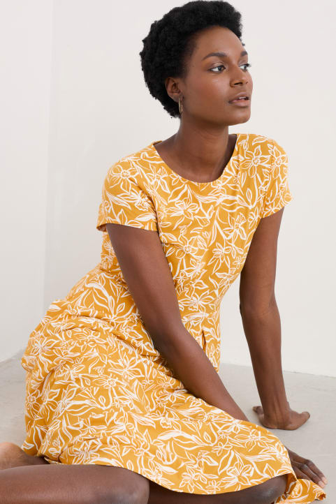 Wild Bouquet Jersey Midi Dress Image