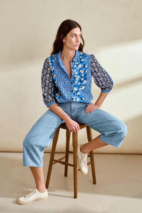 Seasalt Circular Hope Cottage Blouse Model Image