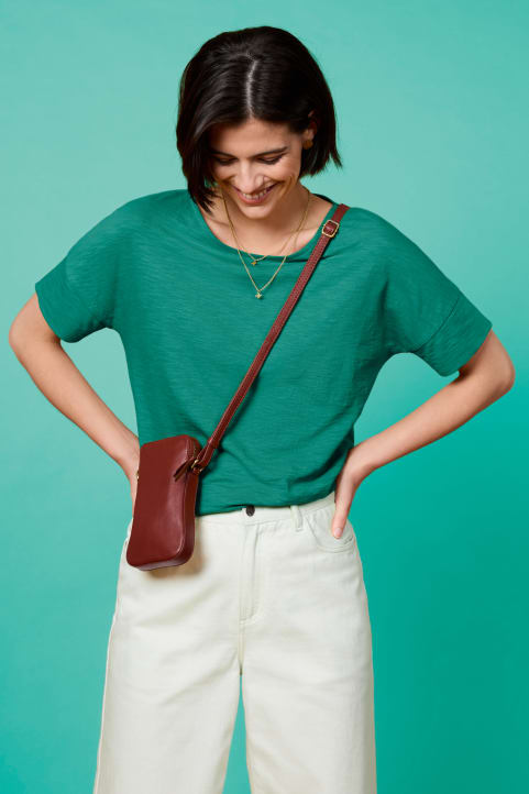 Bryher View Organic Cotton Boat Neck T-Shirt (GOTS) Image