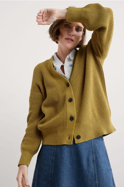 Winding Creek Organic Cotton Knit Cardigan