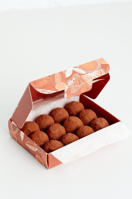 Dark Chocolate Zesty Orange Truffles