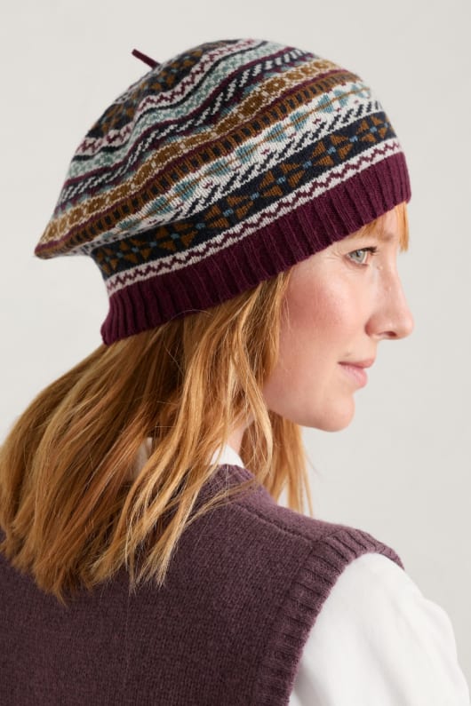 Early Bird Fair Isle Beret