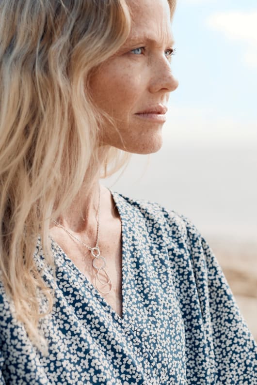 Leaf Map Necklace