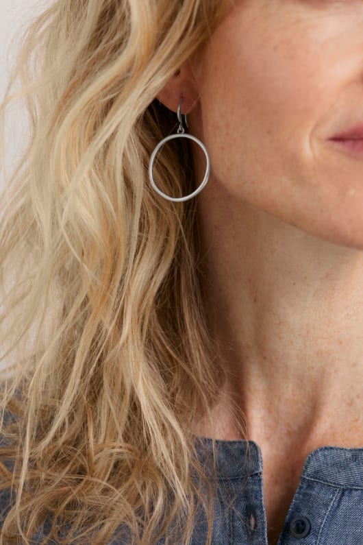 Cuckoo Flower Hoop Earrings