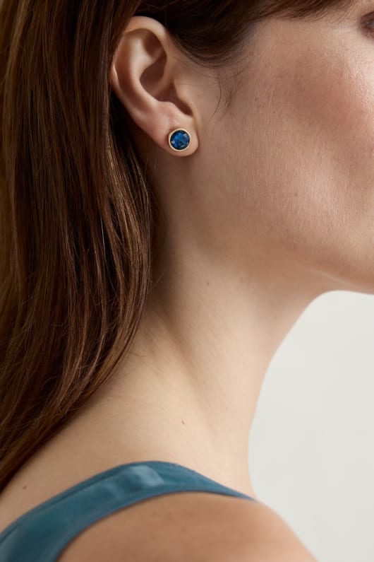 Dot Moth Stud Earrings
