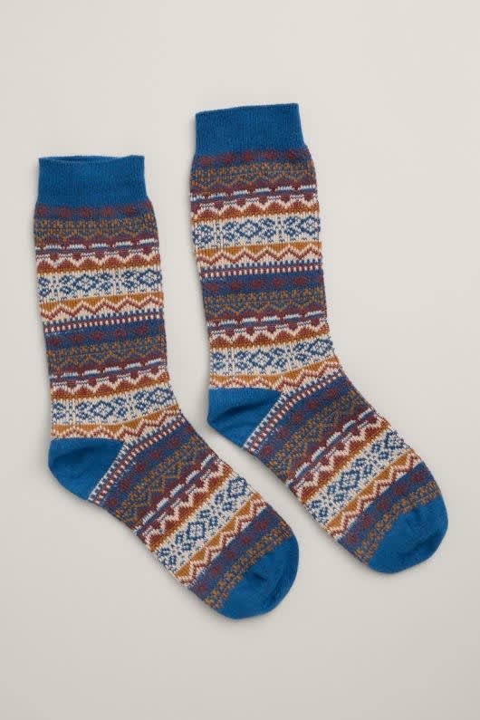 Fair Isle Bloomin Good Socks