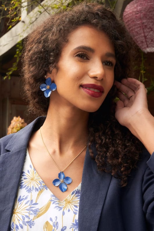 Pollinator Flower Stud Earrings