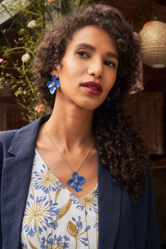 Pollinator Flower Pendant