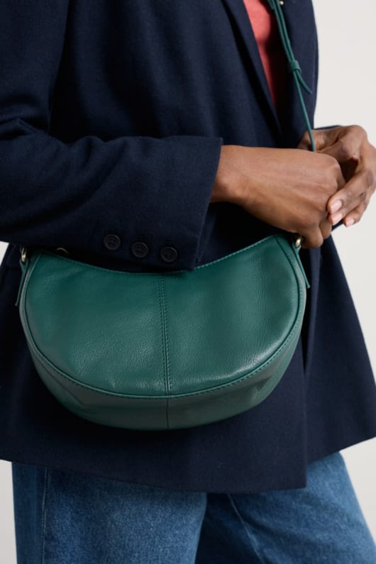 Headingley Woven Leather Crossbody Bag