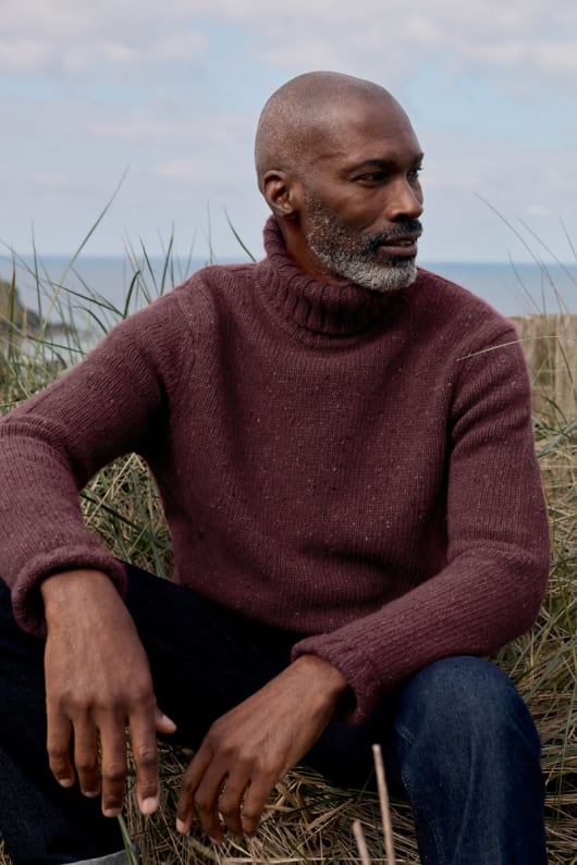Lambswool sweater mens deals