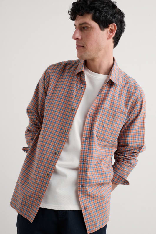 Men's Banyan Checked Cotton Shirt