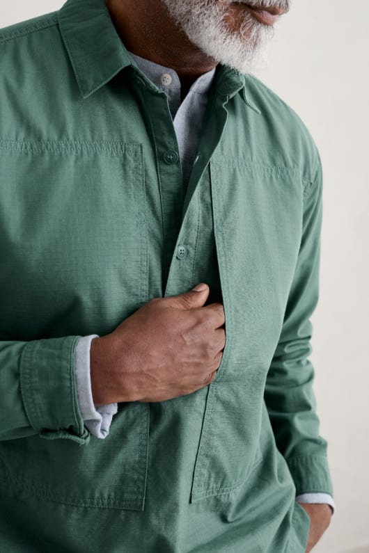 Men's Ripstop Organic Cotton Fortune Shirt