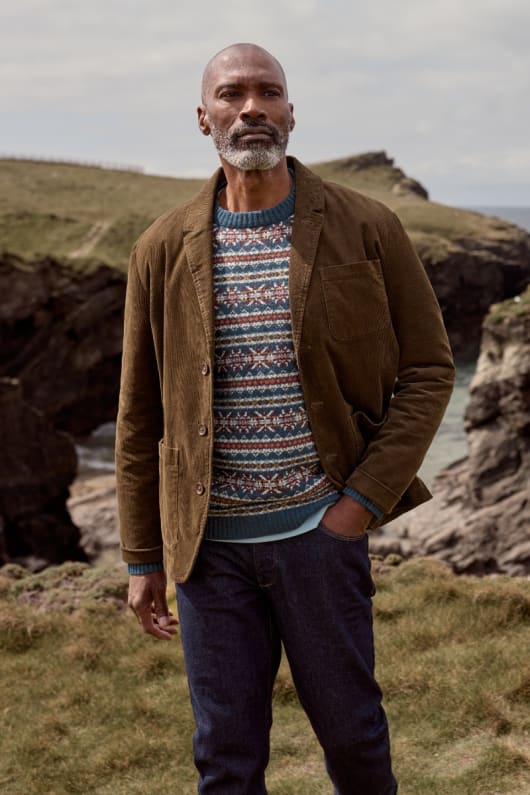 Men s Plantsman Organic Cotton Cord Casual Blazer Jacket Seasalt Cornwall