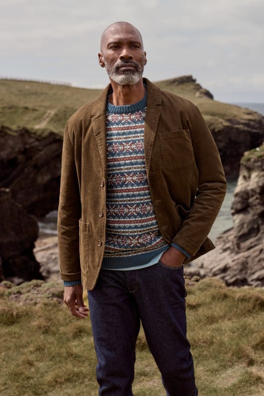 Cotton corduroy jacket clearance